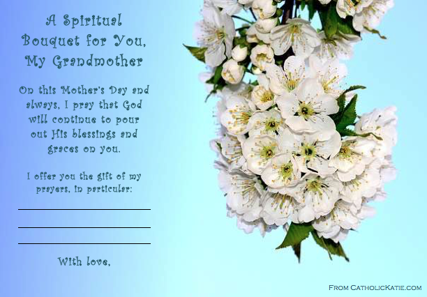 Spiritual Bouquet for Grandmother