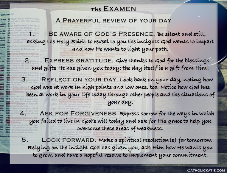 How To Pray The Daily Examen Katie Warner